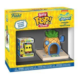 Набір фігурок Funko Bitty Pop! Губка Боб Квадратні Штани: Губка Боб і його дім 83638 фото