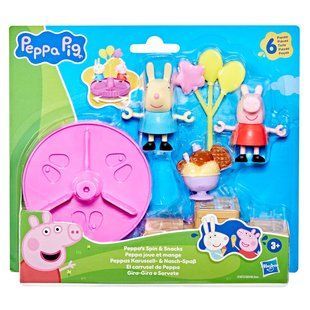 Набор фигурок Peppa Pig Моменты с Пеппой Карусель и лакомства G1873 фото