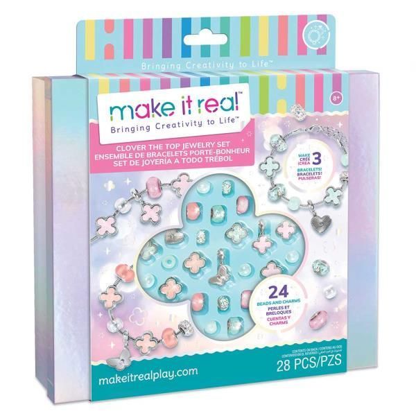 Мінінабір для створення шарм-браслетів Make it Real Листочок конюшини MR1734 фото