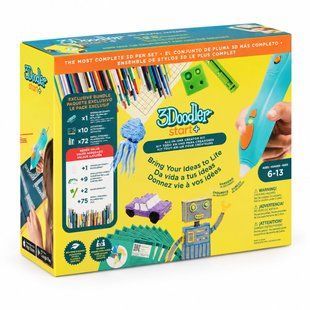 3D-ручка 3Doodler Start Plus для детей, 147 стержней 3DS2B-011 фото