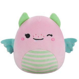 М'яка іграшка динозавр Squishmallows Діно, 13 см рожевий SQER01180 фото