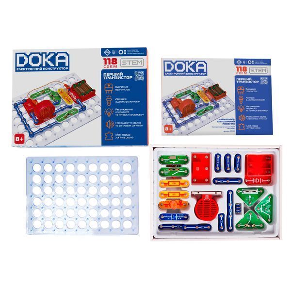 Электронный конструктор DOKA, 118 схем D70701 фото