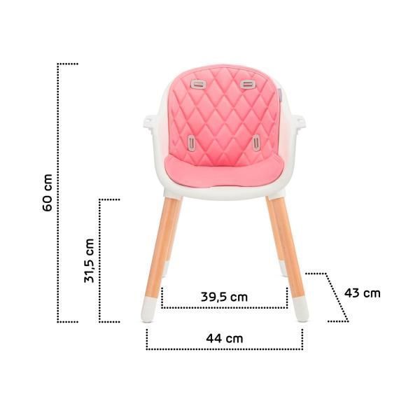 Стільчик для годування Kinderkraft Sienna рожевий KKKSIENPNK0000 фото
