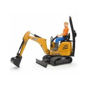 Игрушечный мини-экскаватор Bruder CAT с фигуркой, 1:16 62002 фото