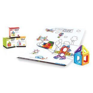 Магнітний конструктор Guidecraft PowerClix Solids, 6 деталей G9481 фото
