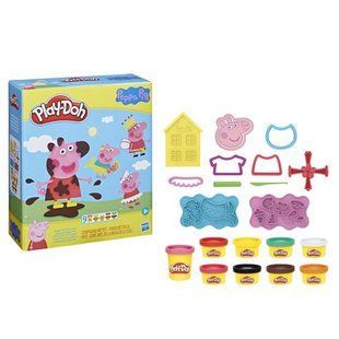Набір пластиліну Play-Doh Свинка Пеппа, 9 баночок F1497 фото