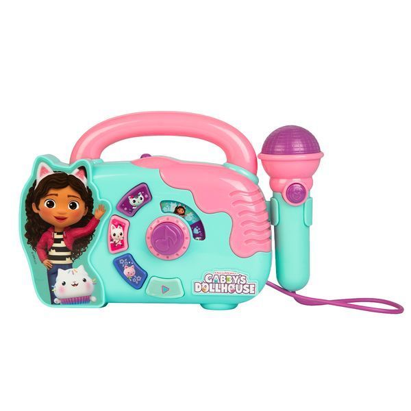 Музыкальная игрушка Gabby's Dollhouse Бумбокс Габби с микрофоном 1500061 фото