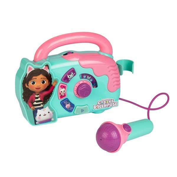 Музыкальная игрушка Gabby's Dollhouse Бумбокс Габби с микрофоном 1500061 фото