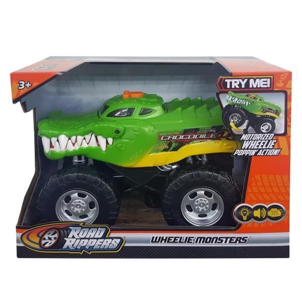 Игрушечная машинка Road Rippers Wheelie Monsters Crocodile со светом и звуком 20062 фото