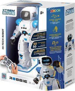 Робот-конструктор Xtrem Bots Робби 2.0 STEM на пульте управления XT3803272 фото