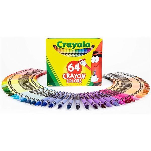 Набір воскової крейди Crayola Crayons, 64 кольори 52-6448 фото