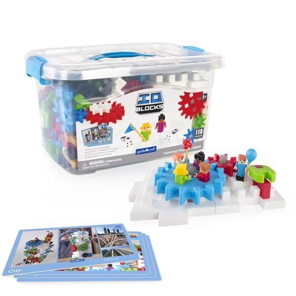 Конструктор Guidecraft IO Blocks Tabletop System з AR, 118 деталей G9640 фото