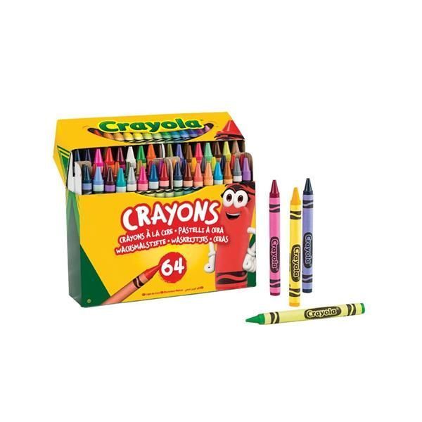 Набір воскової крейди Crayola Crayons, 64 кольори 52-6448 фото