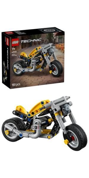 Конструктор LEGO Technic 42225 Жовтий мотоцикл, 151 деталь 42225 фото