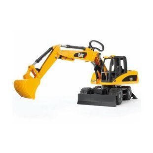 Игрушечный экскаватор Bruder Caterpillar колесный, 1:16 02445 фото