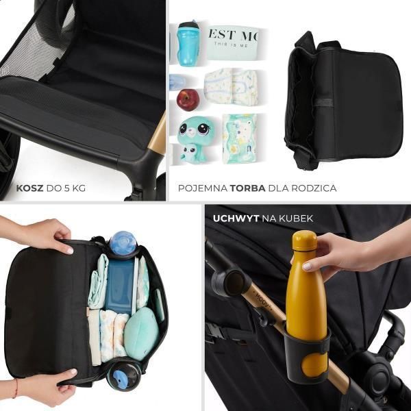 Коляска 3 в 1 Kinderkraft Moov 2 KSMOOV02BLKEV00 фото