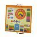 Магнітний календар з годинником Viga Toys англійською 50377 фото 1