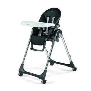 Стульчик для кормления Peg-Perego Prima Pappa Follow Me чёрный хайтек IH01000000BL01 фото