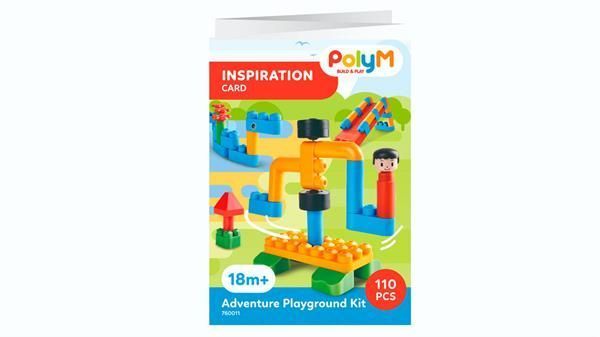 Конструктор PolyM Игровая площадка, 110 деталей 760011 фото