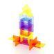 Конструктор Guidecraft Interlox Squares Квадраты, 96 деталей G16835 фото 1