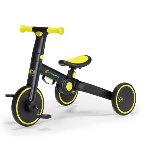 Триколісний велосипед 3 в 1 Kinderkraft 4TRIKE Black Volt KR4TRI00BLK0000 фото