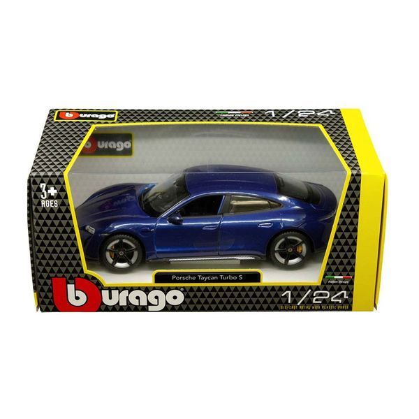 Колекційна модель Porsche Taycan Turbo S Bburago 1:24 18-21098 фото