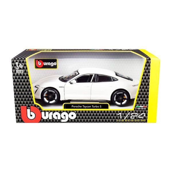 Колекційна модель Porsche Taycan Turbo S Bburago 1:24 18-21098 фото