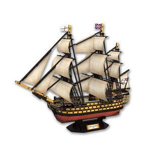 3D-пазл CubicFun Корабель HMS Victory, 189 деталей T4019h фото