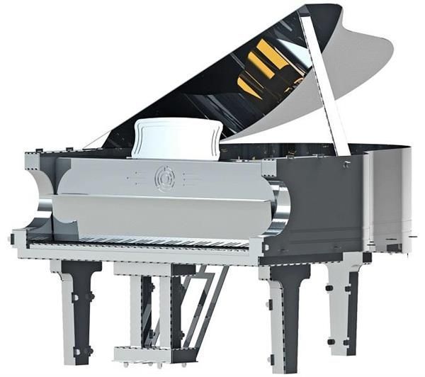 Металлический конструктор Metal Time Grande Pianola рояль со звуком MT011 фото