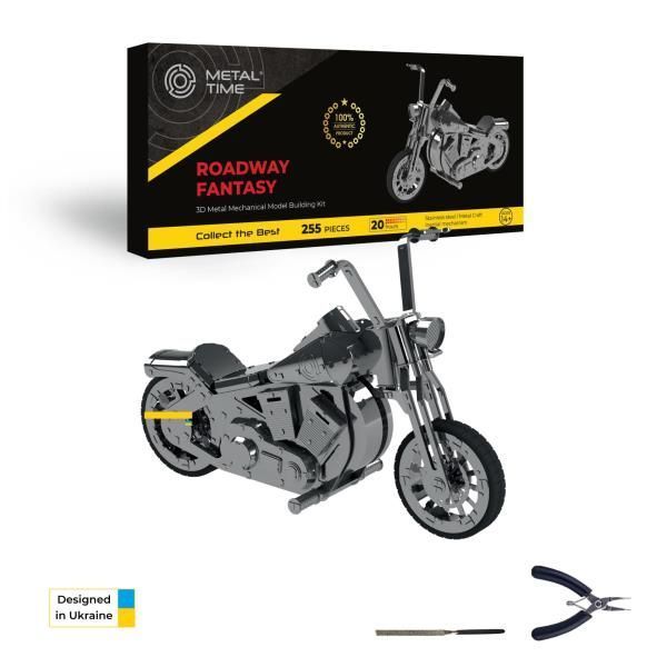 Металевий механічний конструктор Metal Time Harley Davidson Roadway Fantasy MT012 фото