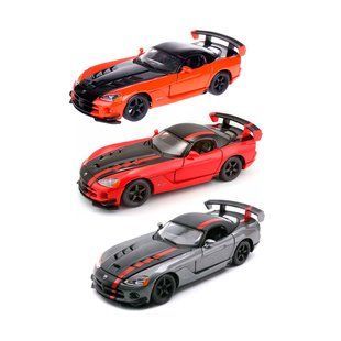 Металева машинка Dodge Viper Srt10 Acr Bburago 1:24 18-22114 фото