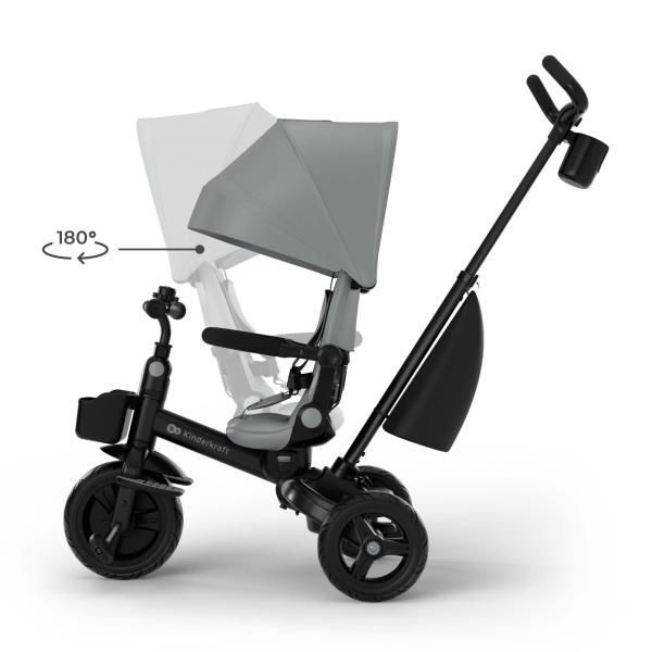 Триколісний велосипед Kinderkraft Aveo 2 Plus KRAVEO02GRY0000 фото
