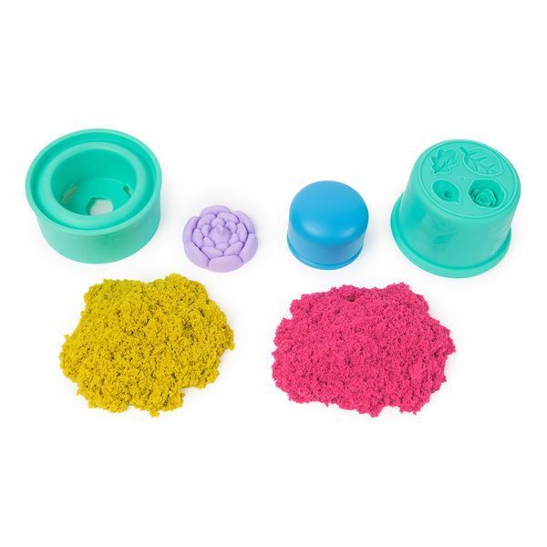 Набір кінетичного піску Kinetic Sand Казкові квіти, 227 г 71677 фото