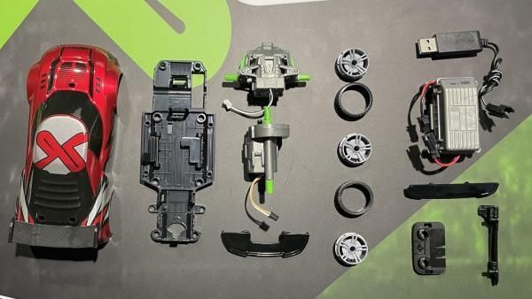 Машинка на радіокеруванні Exost Build 2 Drive Radical Racer конструктор червона 20701 фото