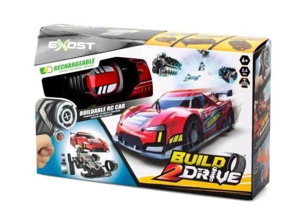 Машинка на радіокеруванні Exost Build 2 Drive Radical Racer конструктор червона 20701 фото
