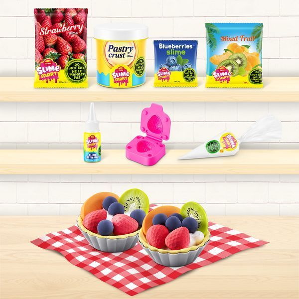 Набір слаймів Slime Mart Shopping Bag Фруктовий тарт 15901E фото