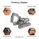 Металевий механічний конструктор Metal Time Tireless Digger екскаватор MT043 фото 2