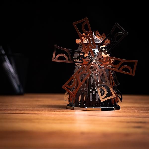 Металлический конструктор Metal Time Mysterious Mill электронный двухцветный MT054 фото
