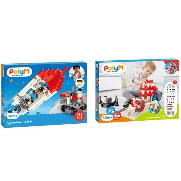 Конструктор PolyM Приключенческая ракета, 138 деталей 760025 фото